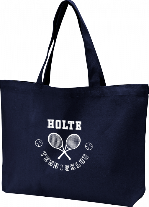 Storm - Holte Tennisklub Large Super Shopper Tote Bag - Blue navy