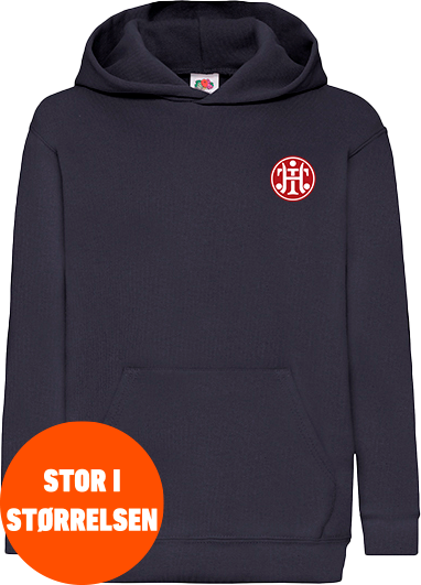 Fruit of the loom - Holte Tennisklub Klassisk Hoodie Kids - Deep Navy